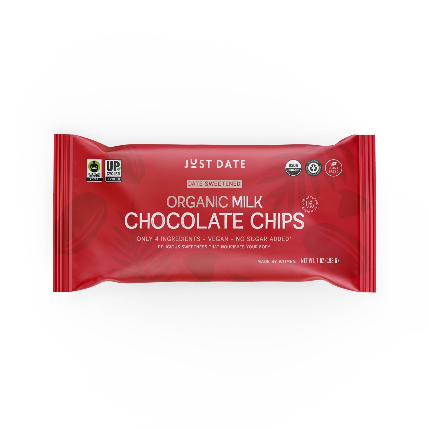 Organic Date Sweetened Milk Chocolate Chips