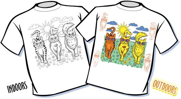 Sun Cats C/C Front All-Over