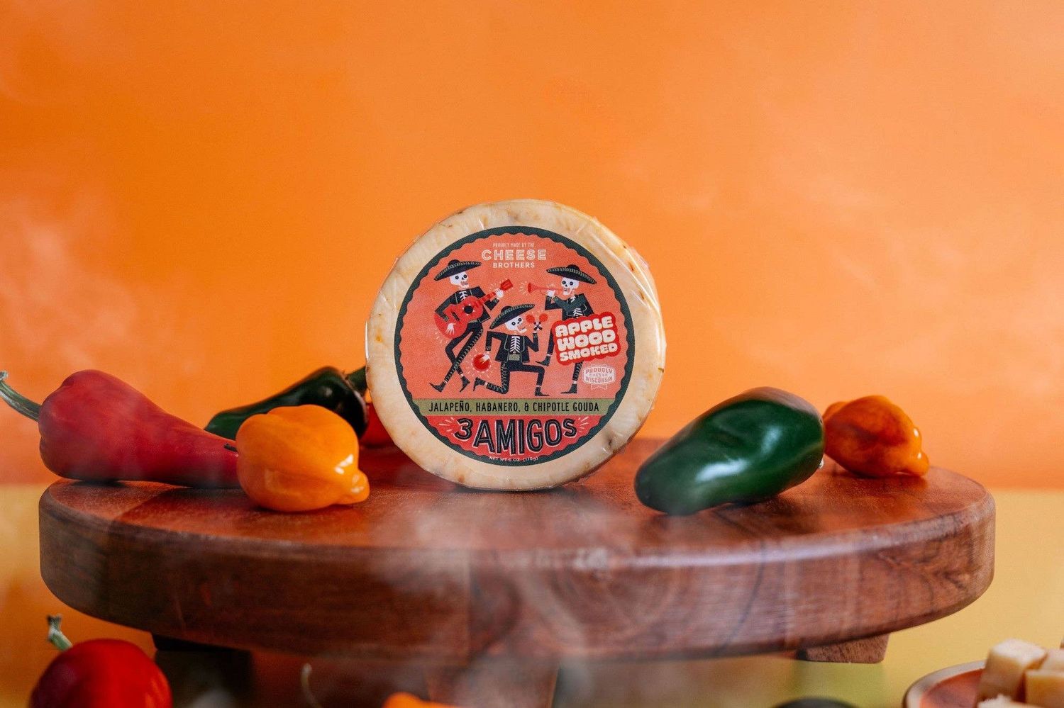 Smoked 3 Amigos Spicy Gouda