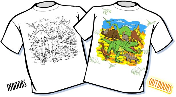 Jurassic Dinosaur C/C Front All-Over