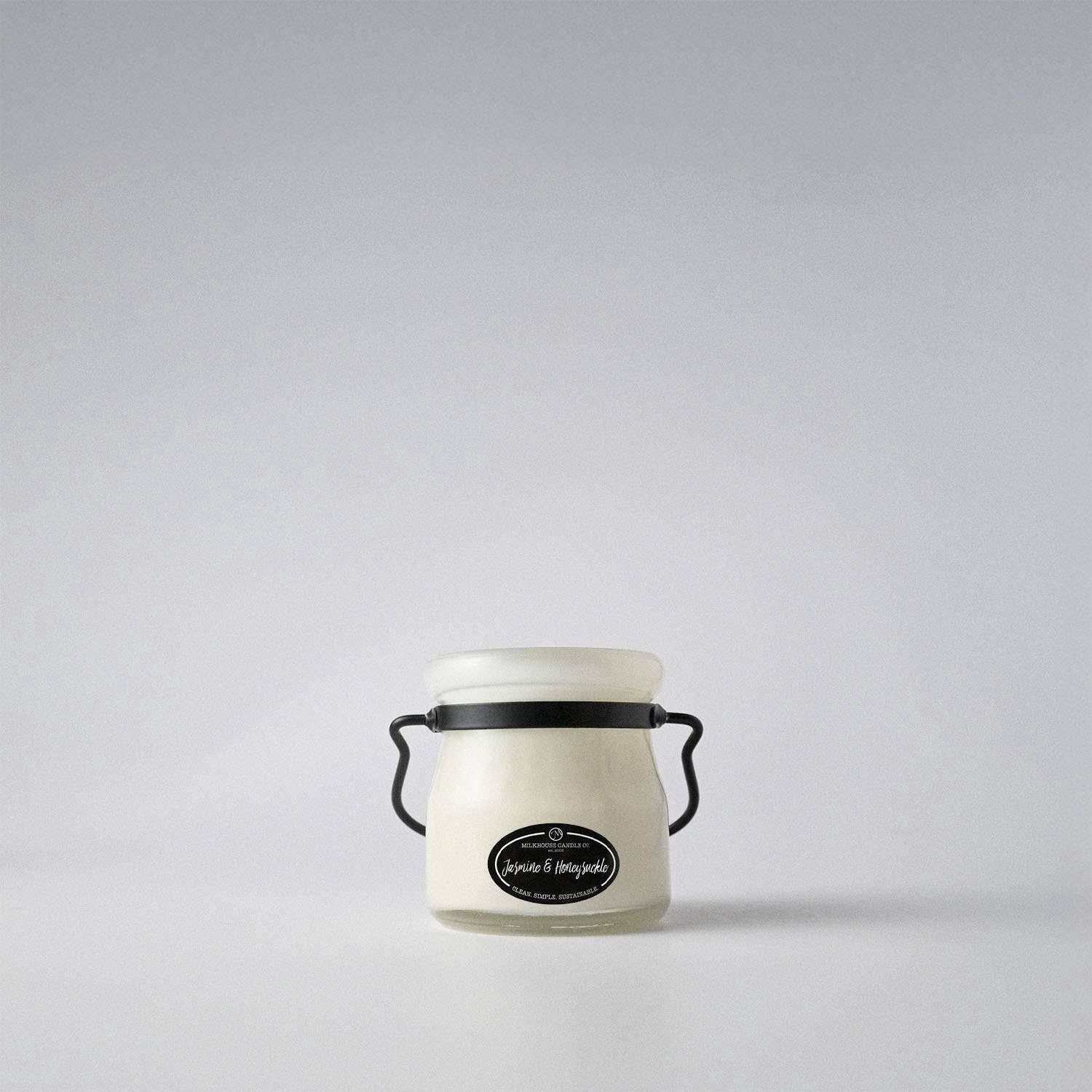 5 oz Cream Jar Candle: Jasmine &amp; Honeysuckle
