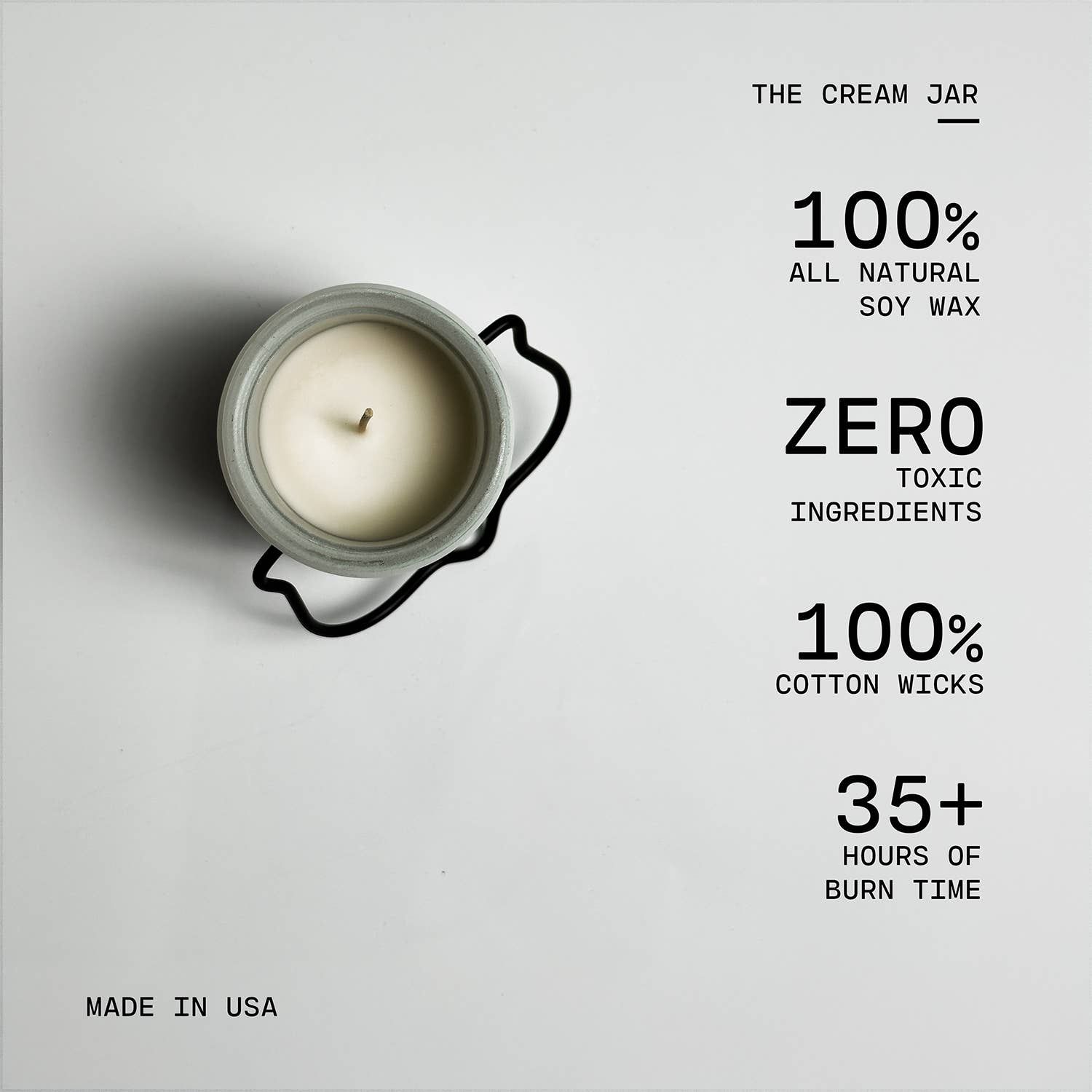 5 oz Cream Jar Candle: Saltwater Mist