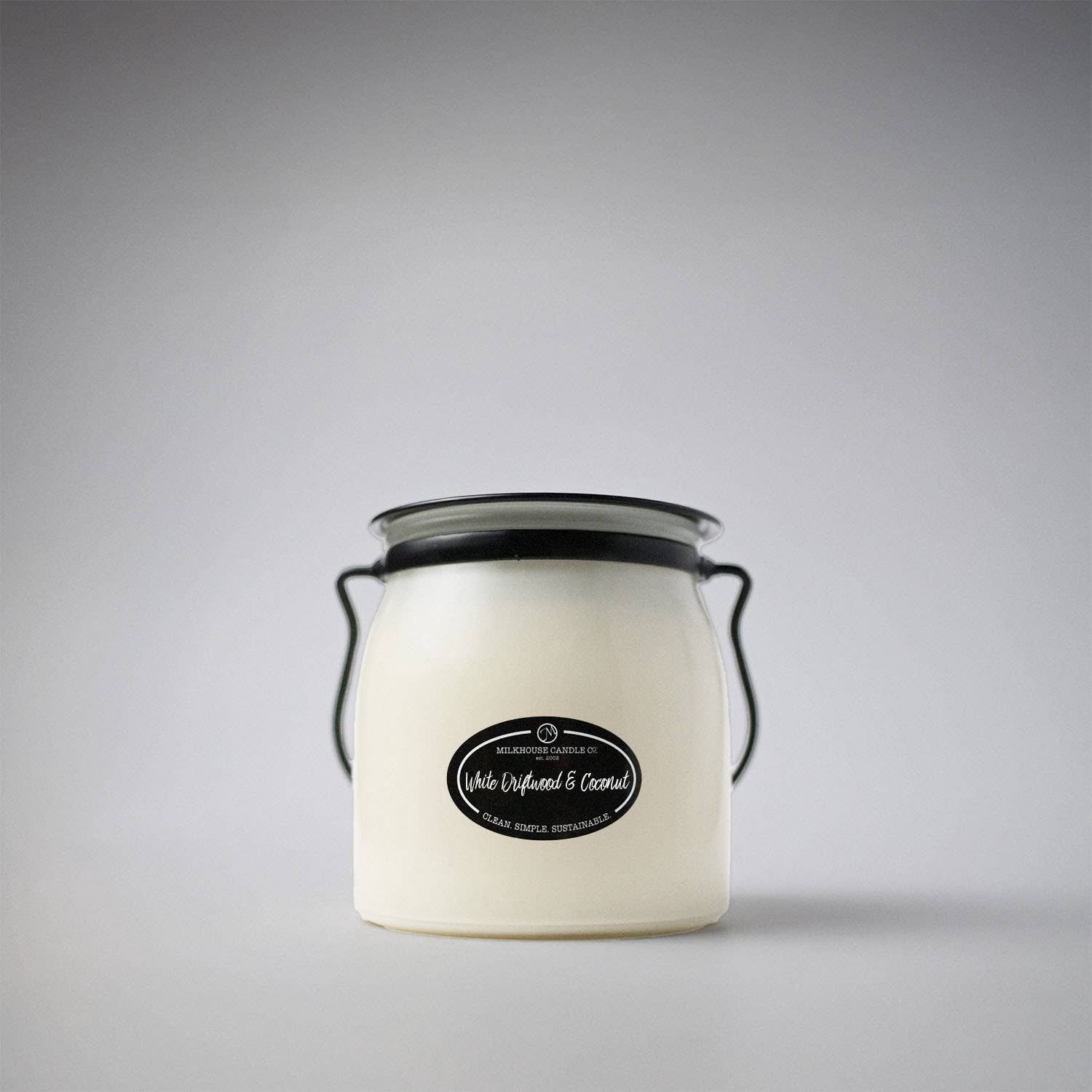 16 oz Butter Jar Candle: White Driftwood &amp; Coconut