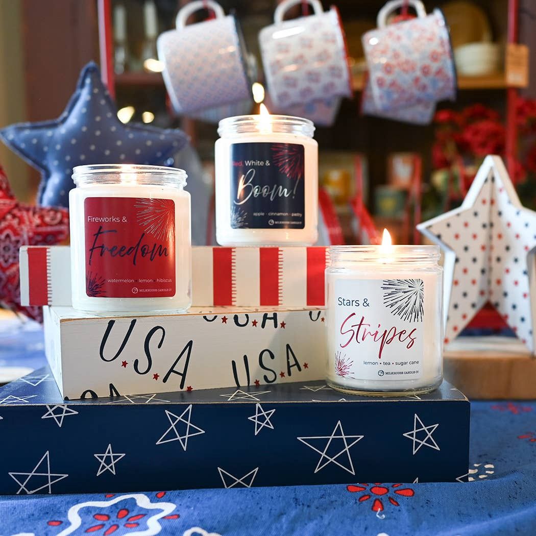 Red, White &amp; Boom! | 7 oz Classic Candle | 4th of July
