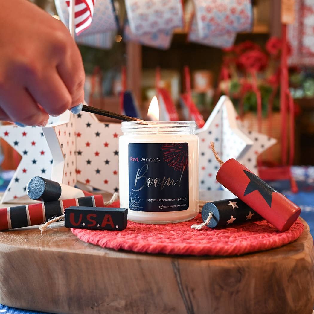 Red, White &amp; Boom! | 7 oz Classic Candle | 4th of July