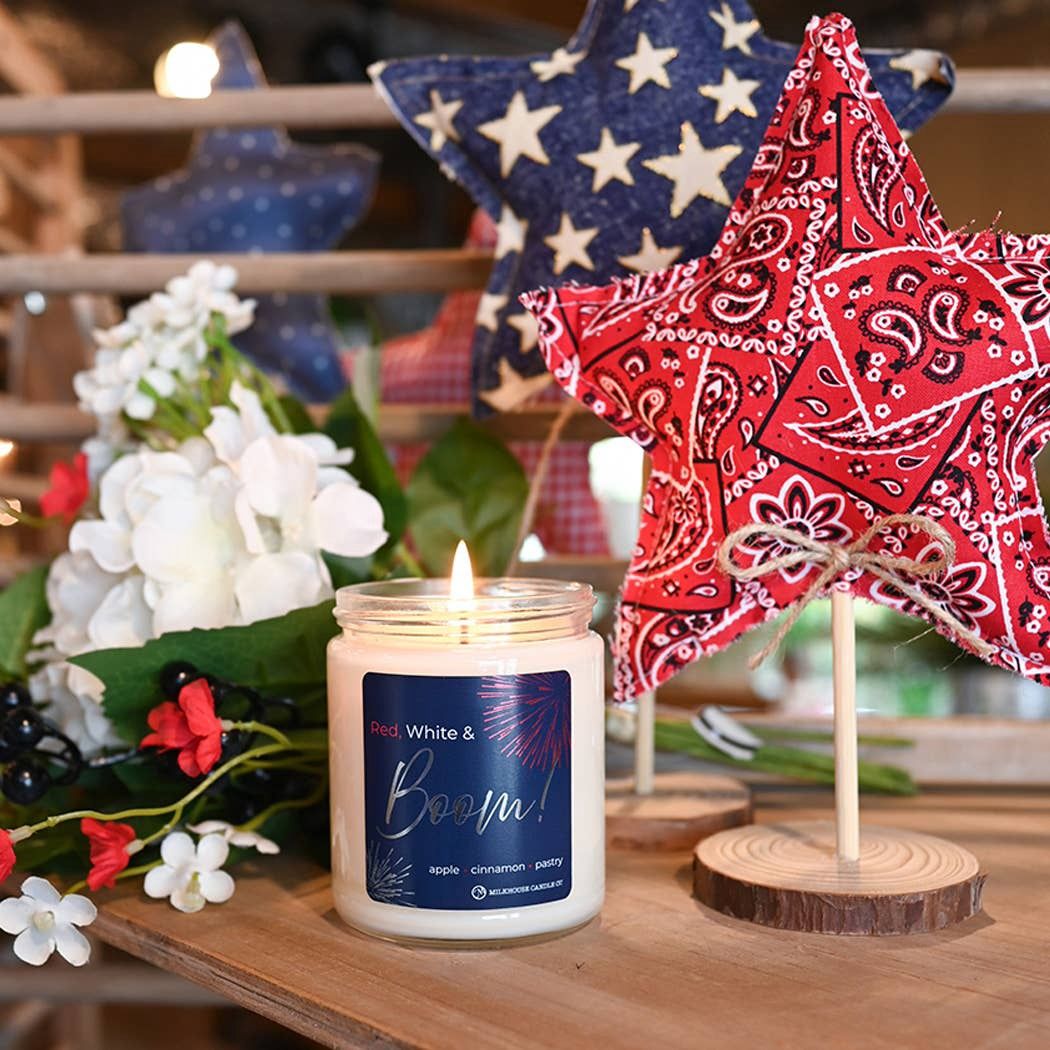 Red, White &amp; Boom! | 7 oz Classic Candle | 4th of July