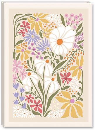 Concealed Spiral Undated Planner - Flower Market