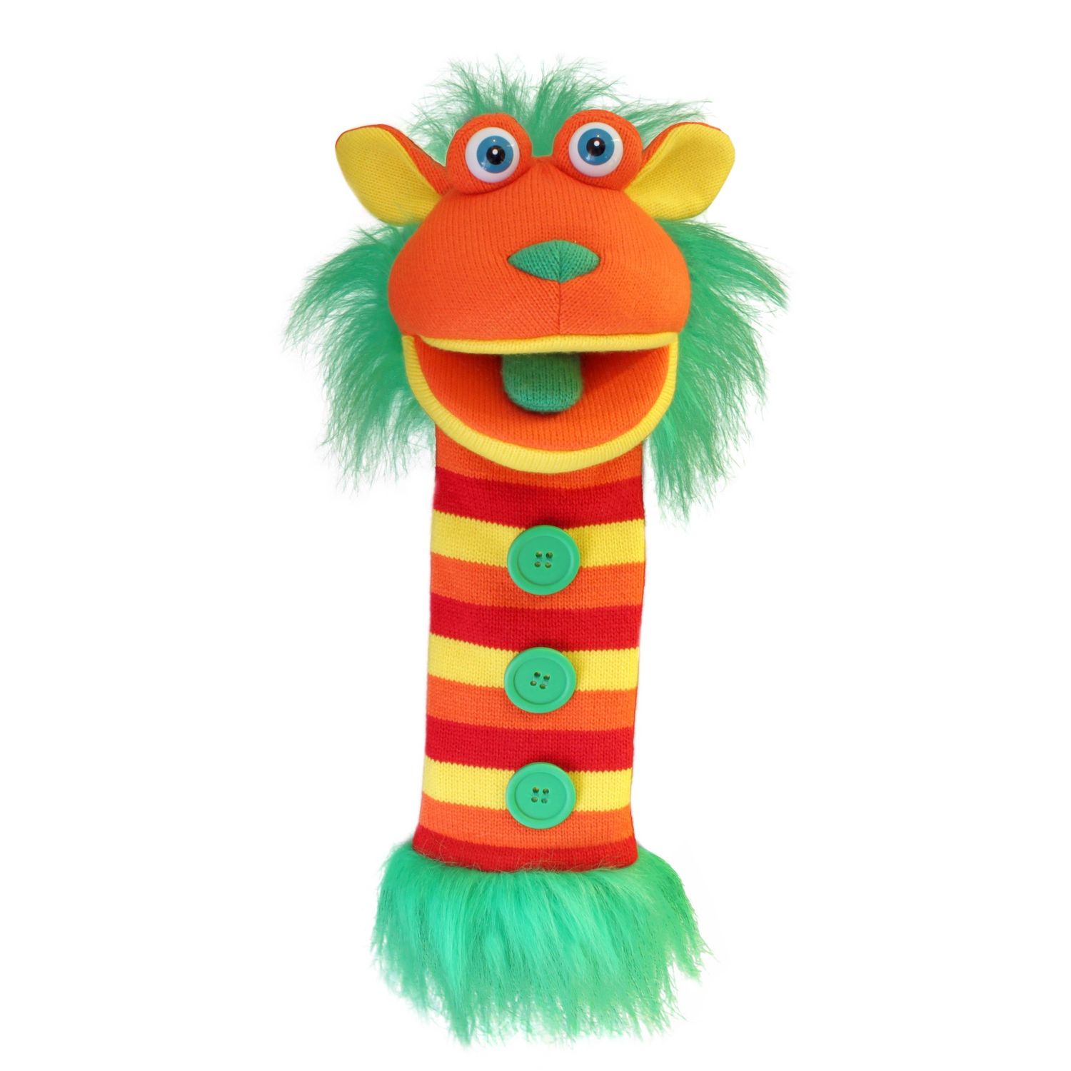 Knitted Puppet: Buttons
