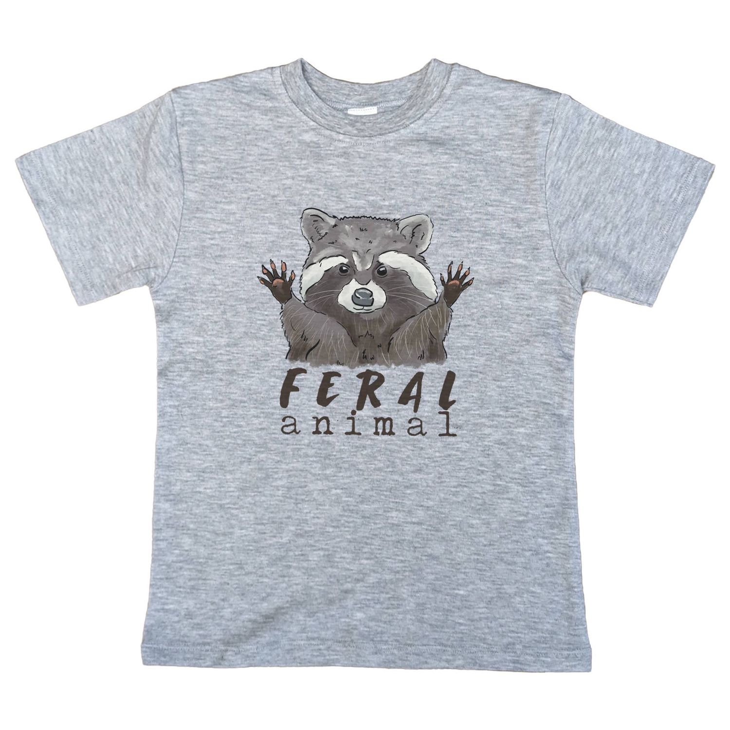 "Feral Animal" Raccoon Woodland Adventure Kid Clothes, Size: Youth S (6-8)
