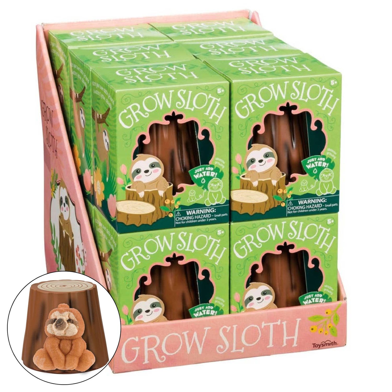 Grow A Sloth, Just Add Water Grow Toy