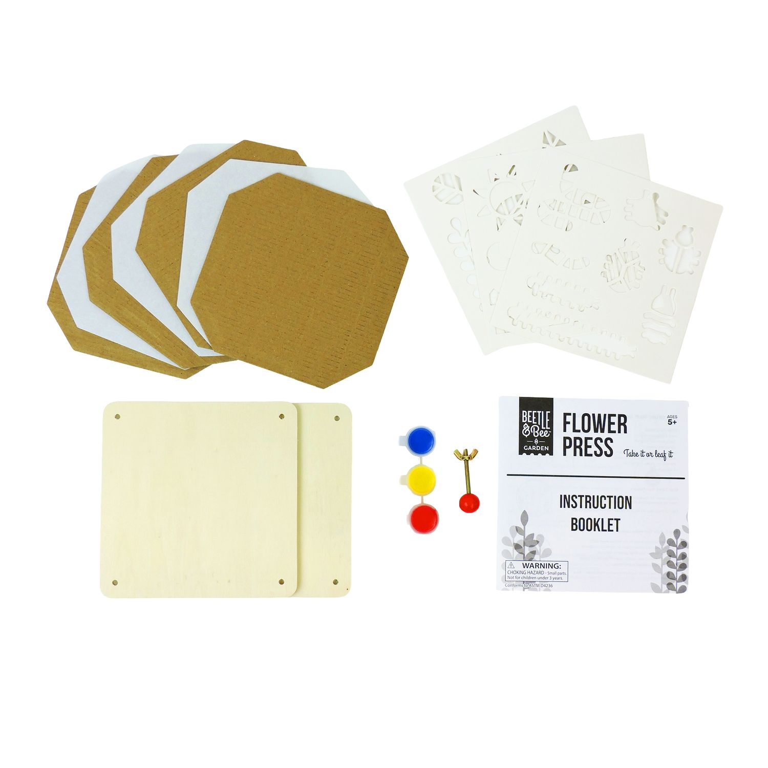 Beetle &amp; Bee Garden Paint a Flower Press
