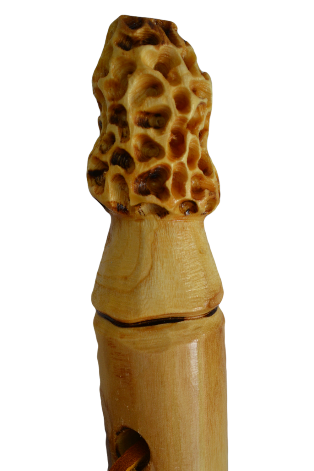Morel Mushroom Hiking Stick