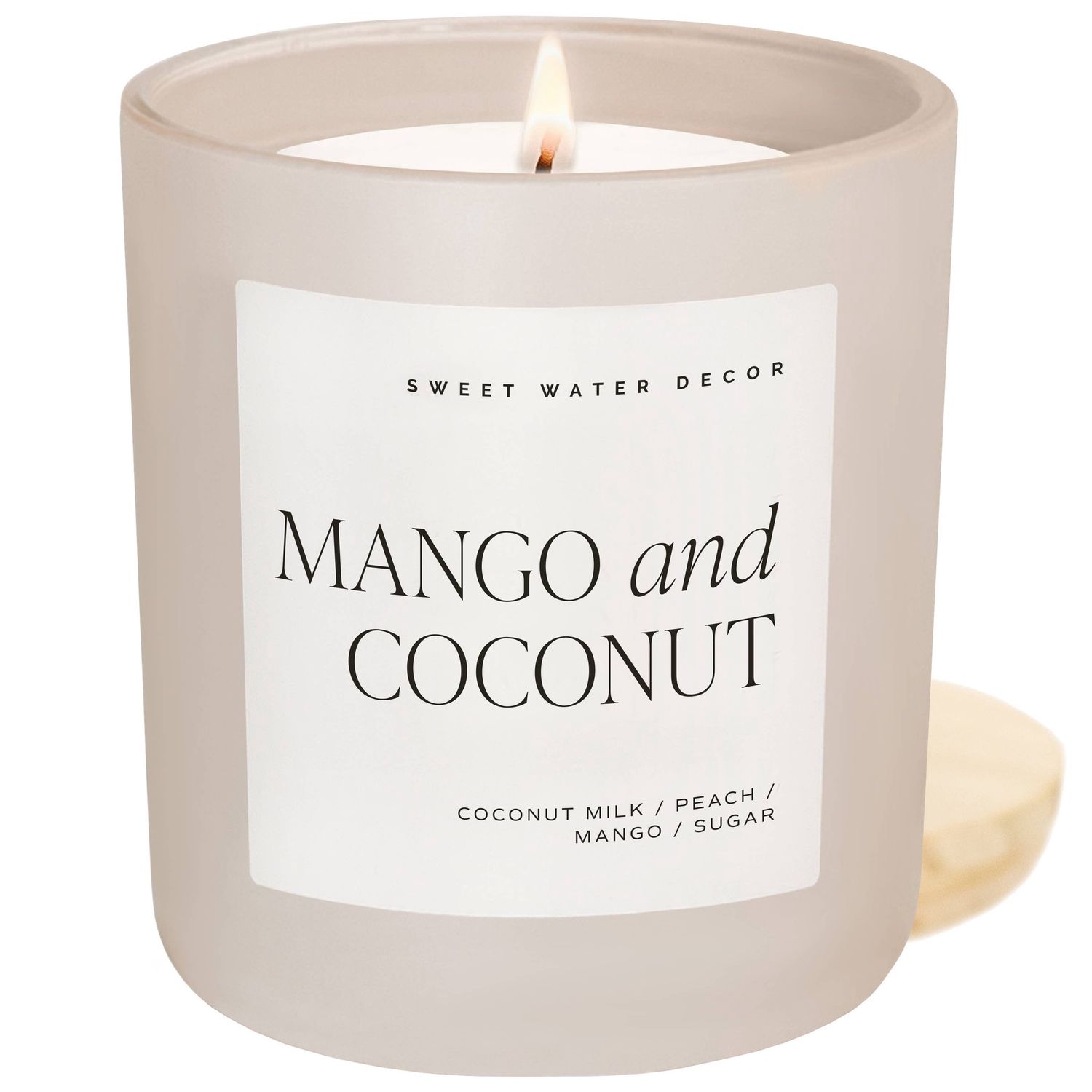 Mango and Coconut 15 oz Soy Candle