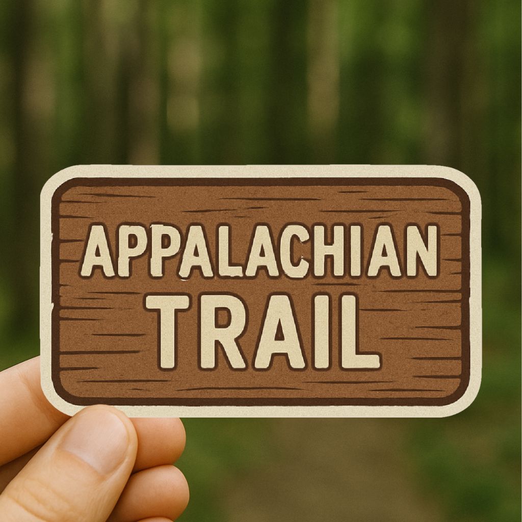 Appalachian Trail Wooden Sign Sticker