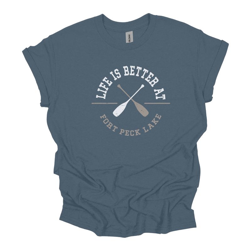 Lake Life is Better Oars Personalized Tee