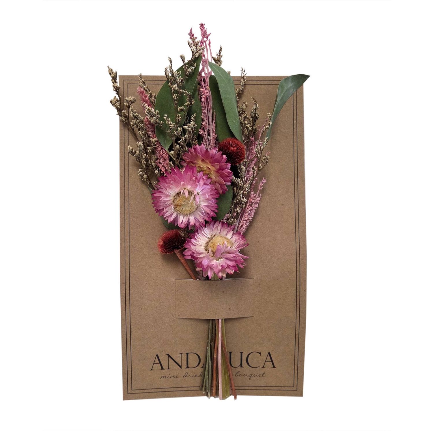 Pink Strawflower Sweet Mini Bouquet