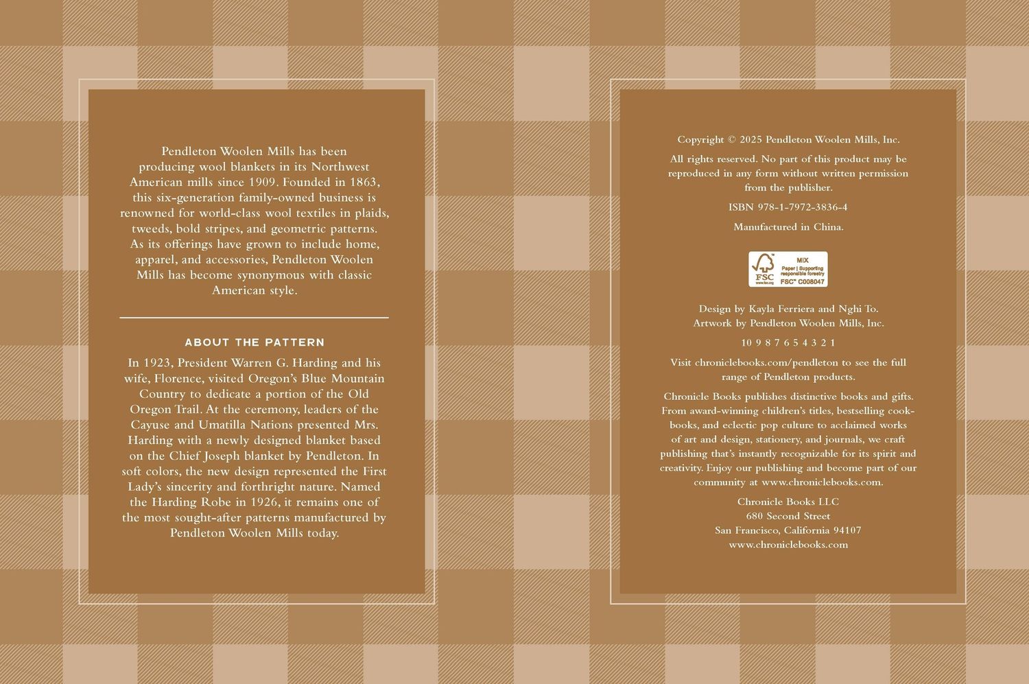 Pendleton Textured Lined Journal