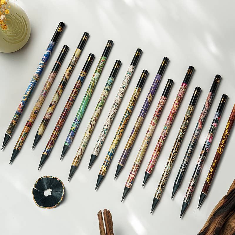 Paperblanks Klimt The Kiss 4-Pack Pencils