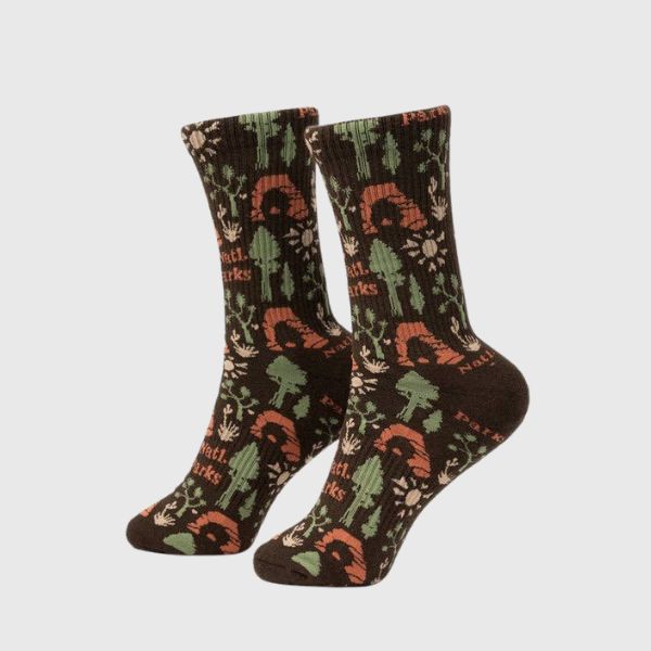 National Park Roundup Sock