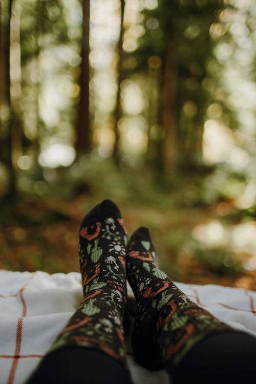 National Park Roundup Sock