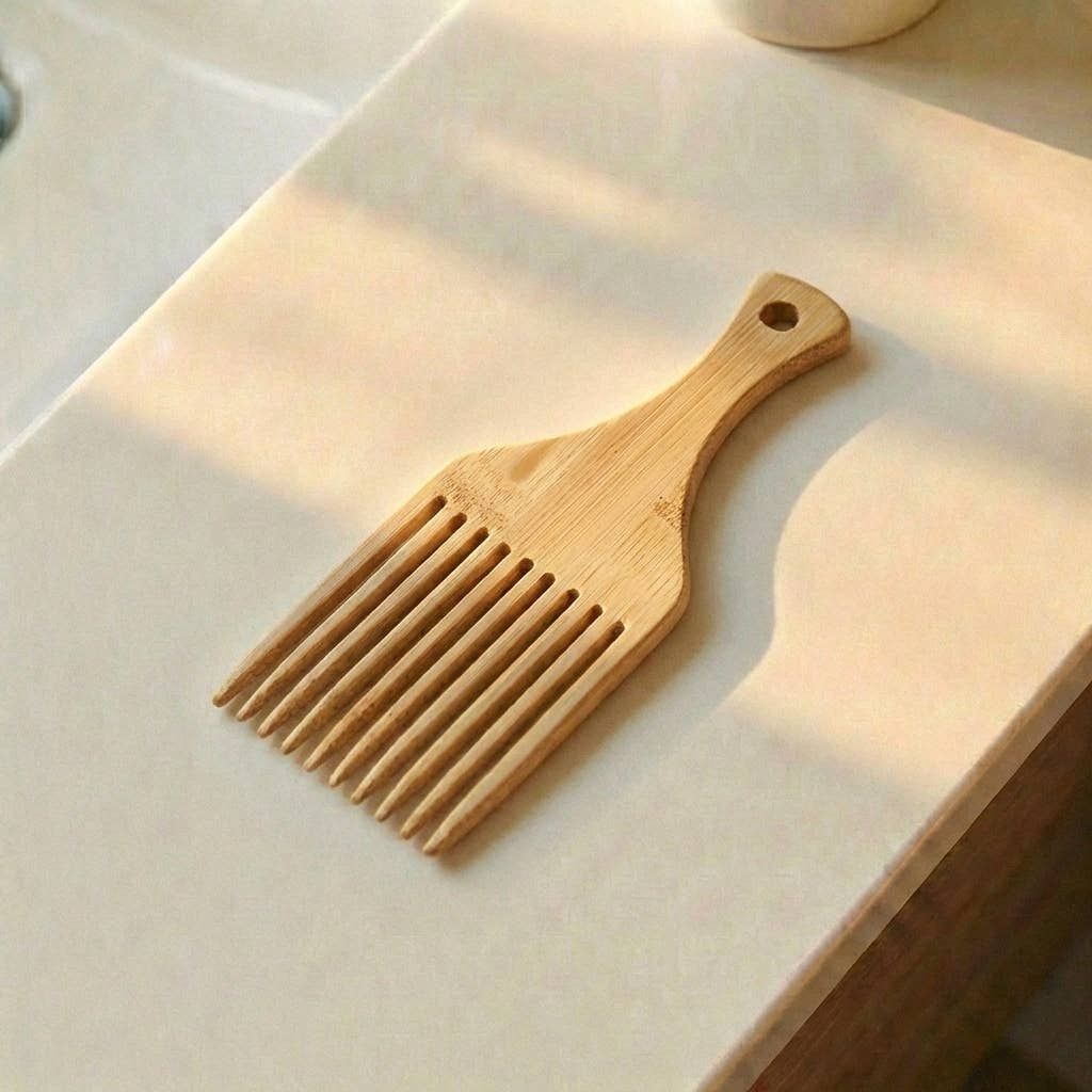Bamboo Hair Pick