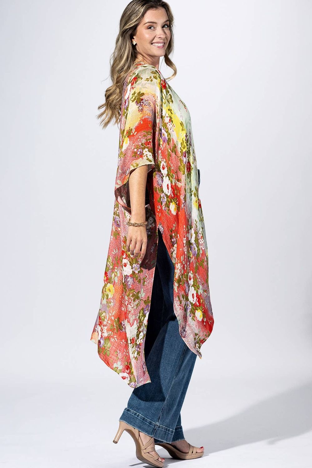 Flower Multi Garden Kimono