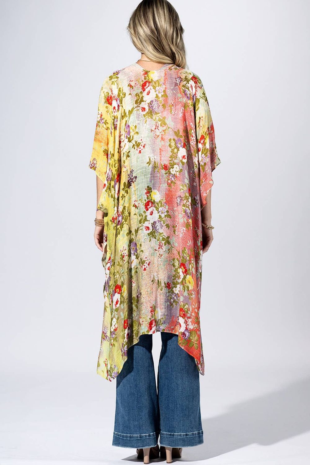 Flower Multi Garden Kimono