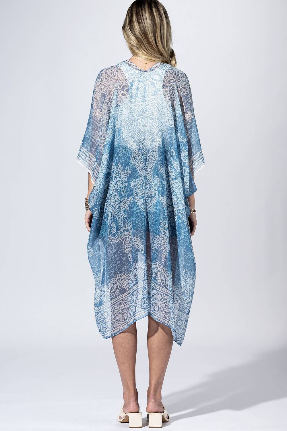 Moonshadow Paisley Kimono