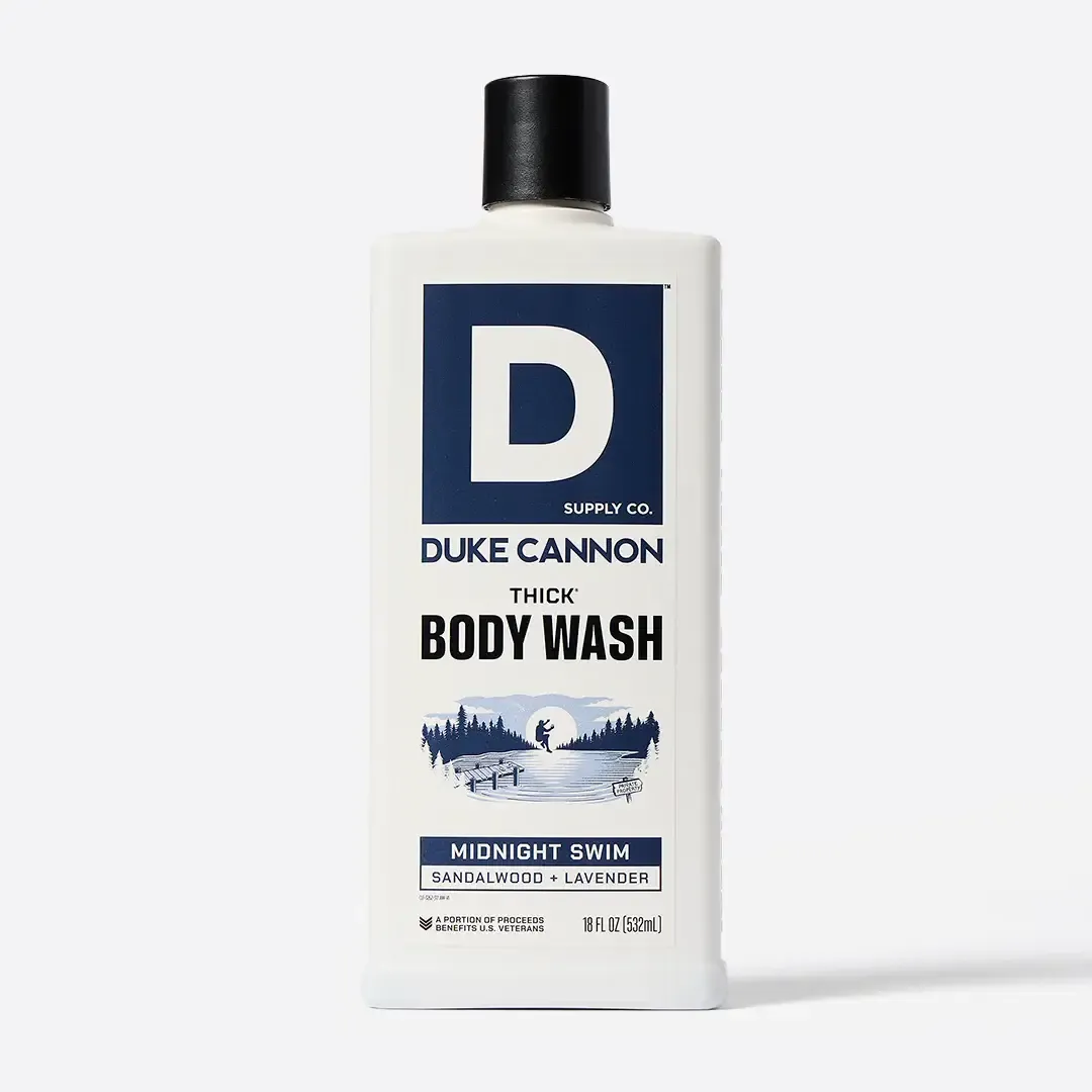 Duke Body Wash 18oz, Scents: Midnight Swim