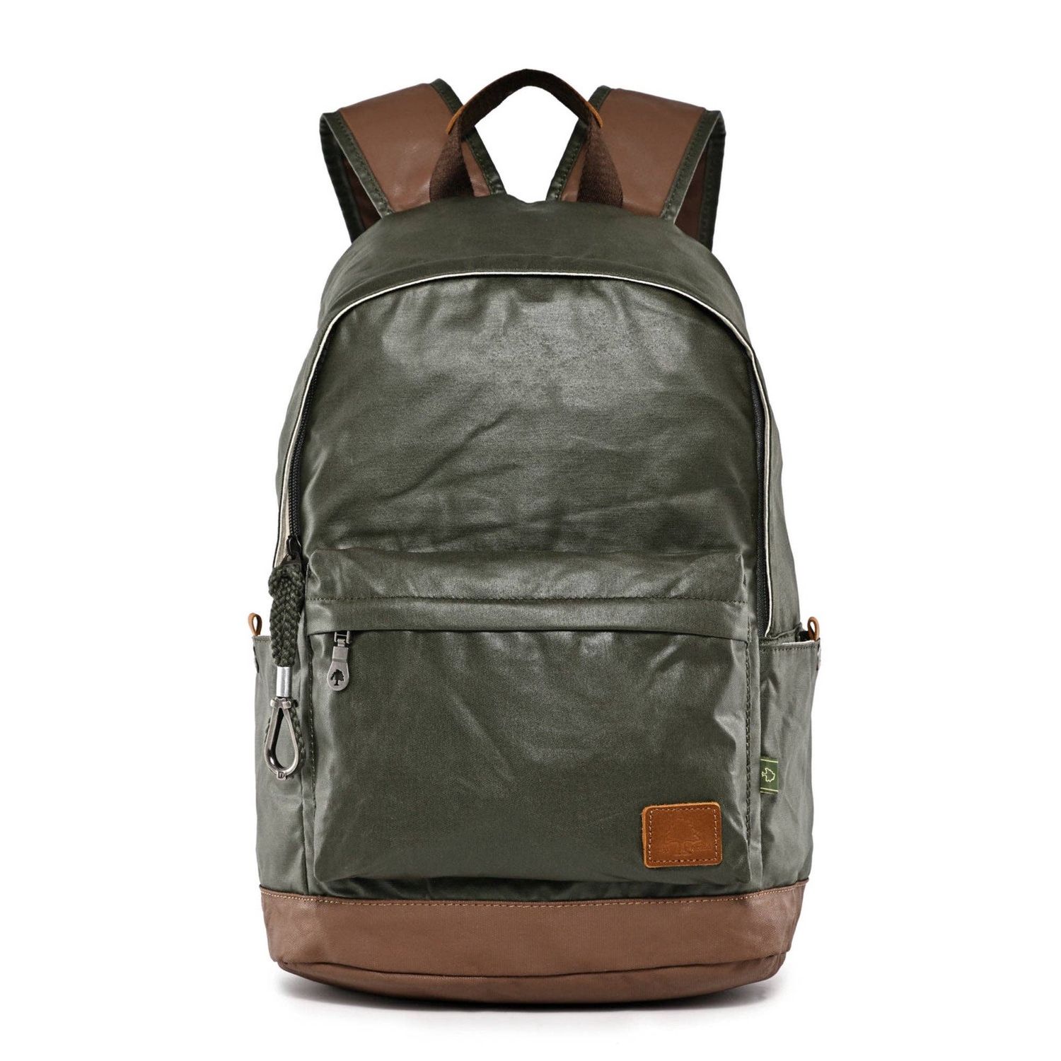 Urban Light Coated Canvas Backpack, Color: Army Green