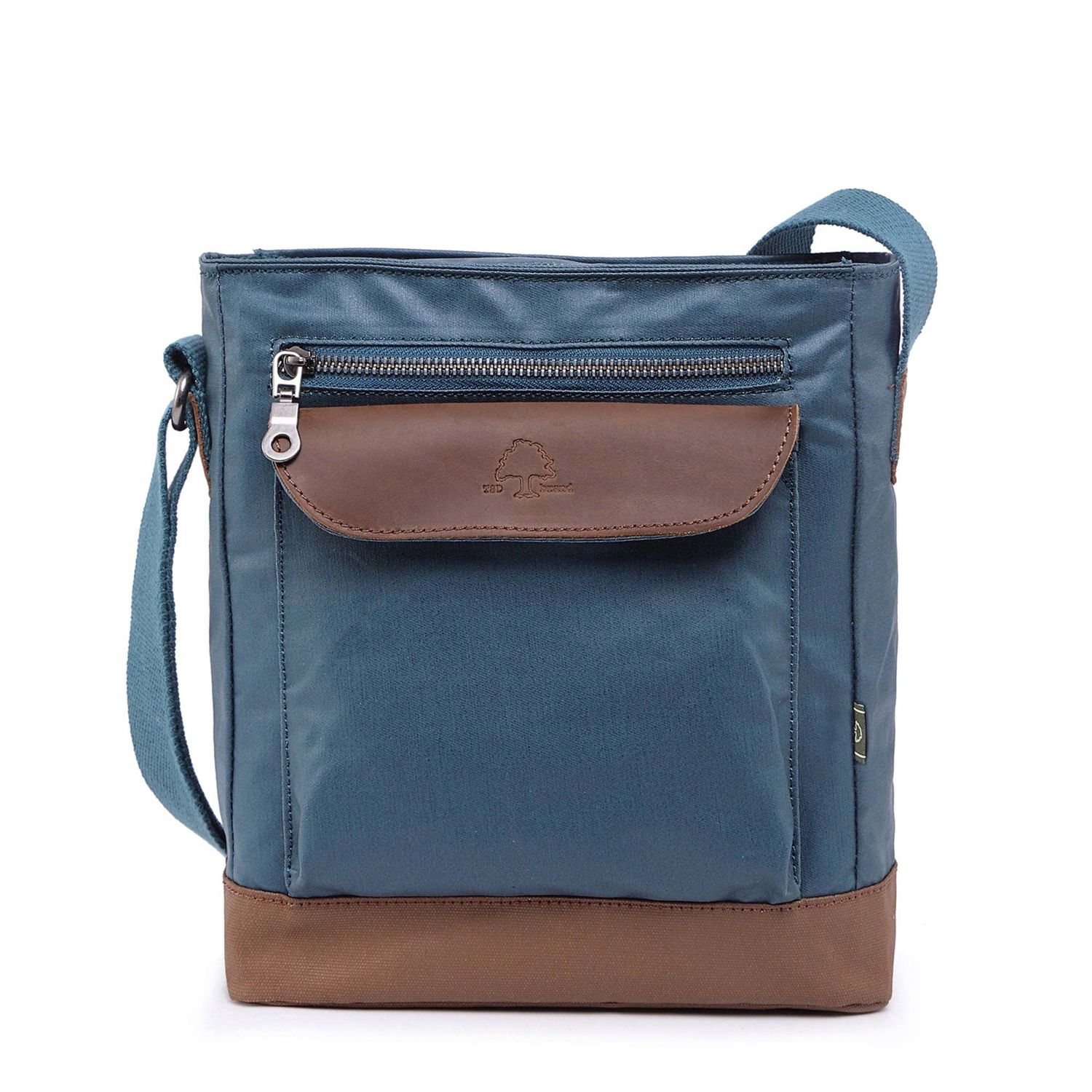 Urban Light Coated Canvas Crossbody, Color: Kale
