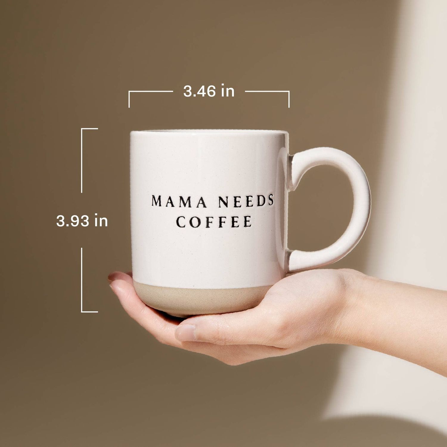 Dog Mom Stoneware Coffee Mug