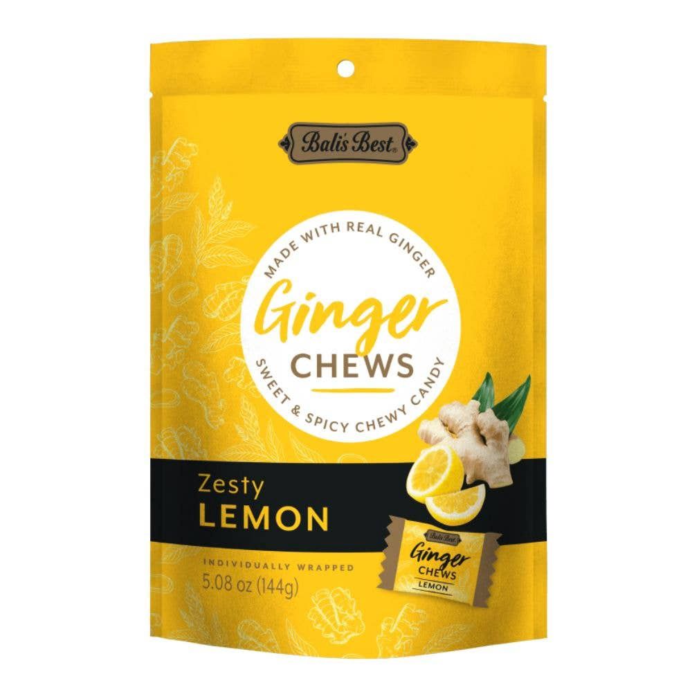 Bali's Best Zesty Lemon Ginger Chews 5.08 oz