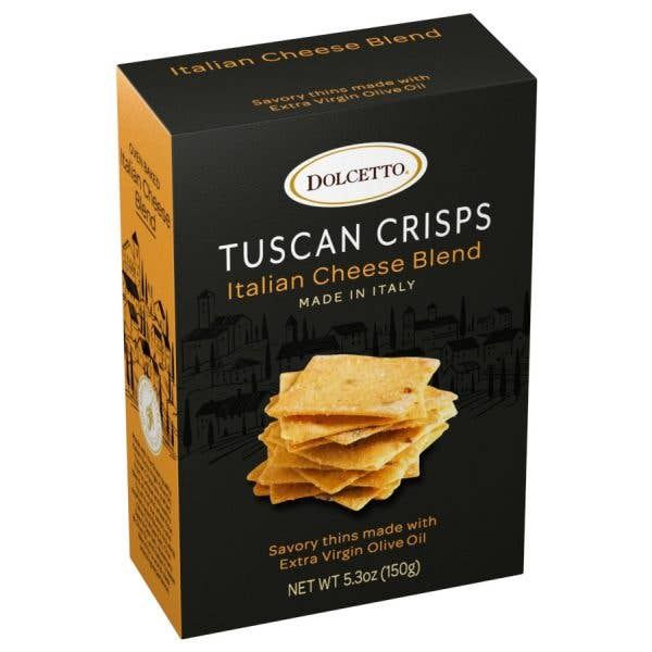 Dolcetto Tuscan Crisps - Italian Cheese Blend 5.3oz