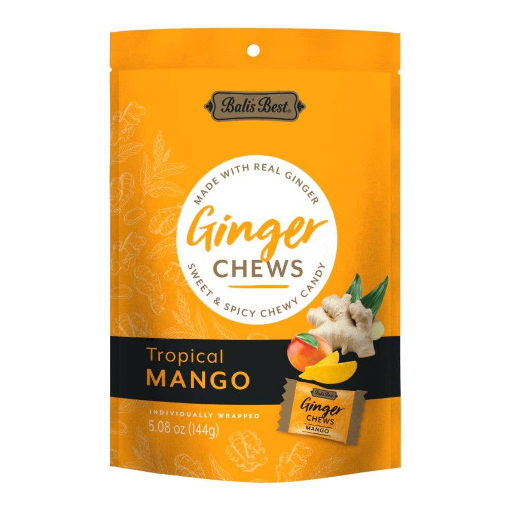 Bali's Best Tropical Mango Ginger Chews 5.08 oz