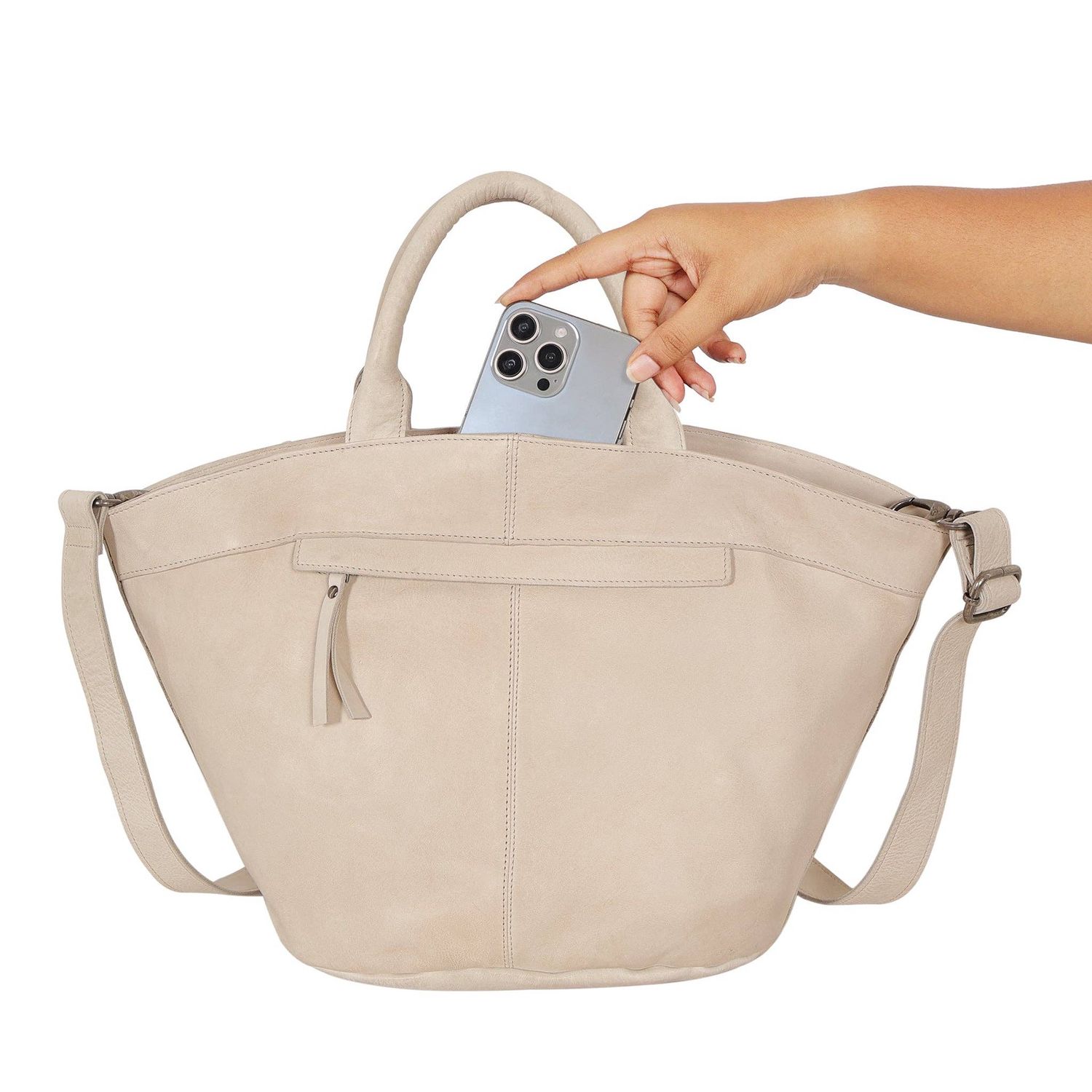 Claudia Diamond Leather Crossbody Bag