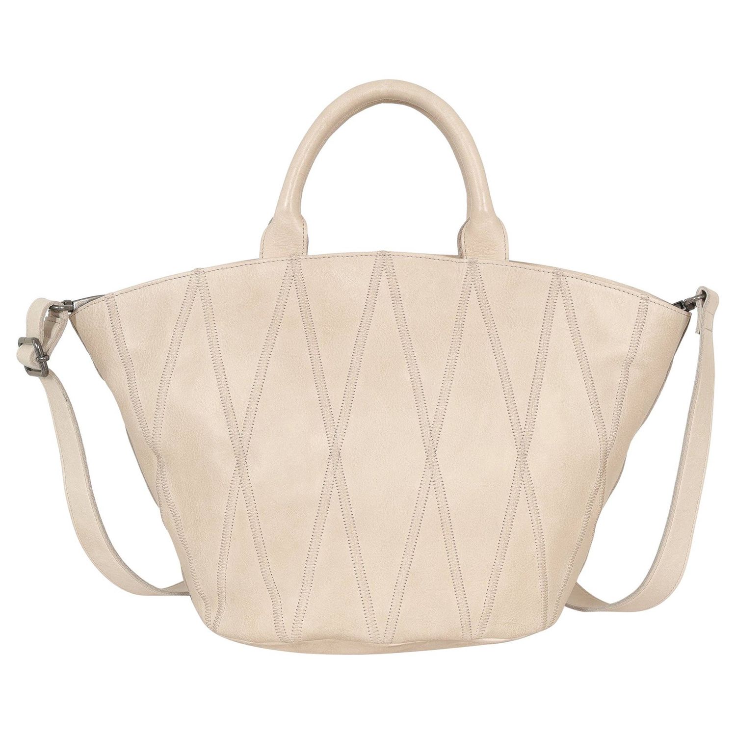 Claudia Diamond Leather Crossbody Bag
