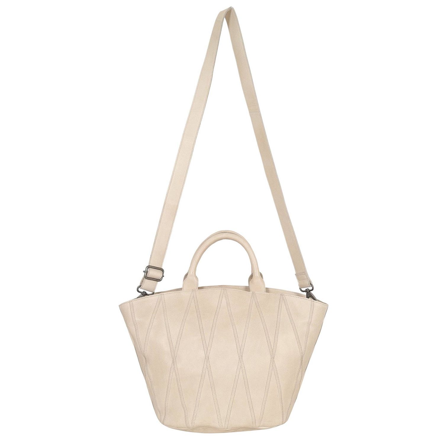 Claudia Diamond Leather Crossbody Bag