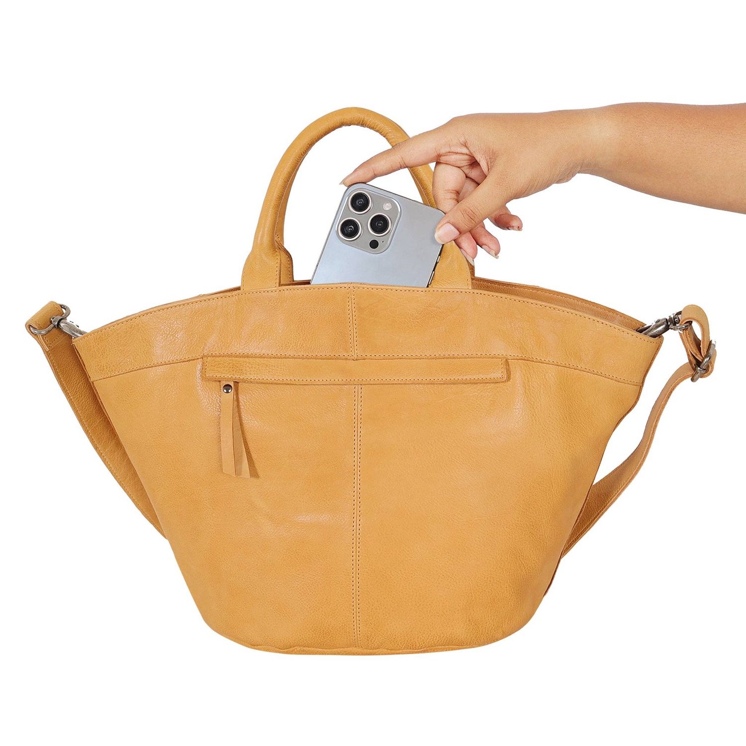 Claudia Diamond Leather Crossbody Bag