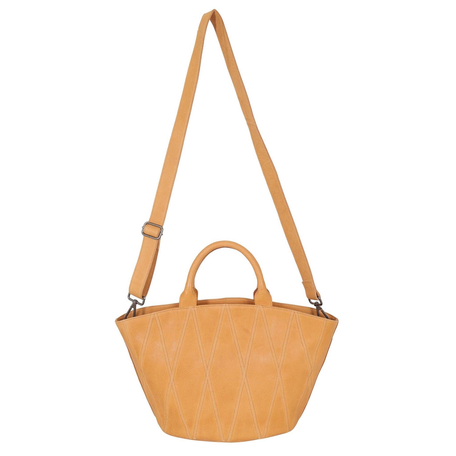 Claudia Diamond Leather Crossbody Bag
