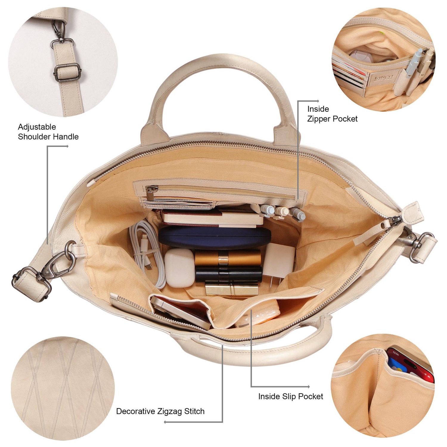 Claudia Diamond Leather Crossbody Bag