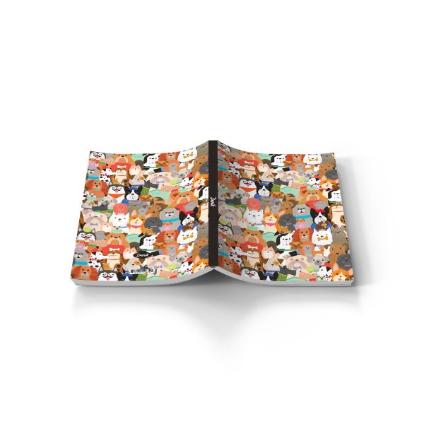 Dog &amp; Puppy Love Classic Layflat Notebook Journal LFC2557L