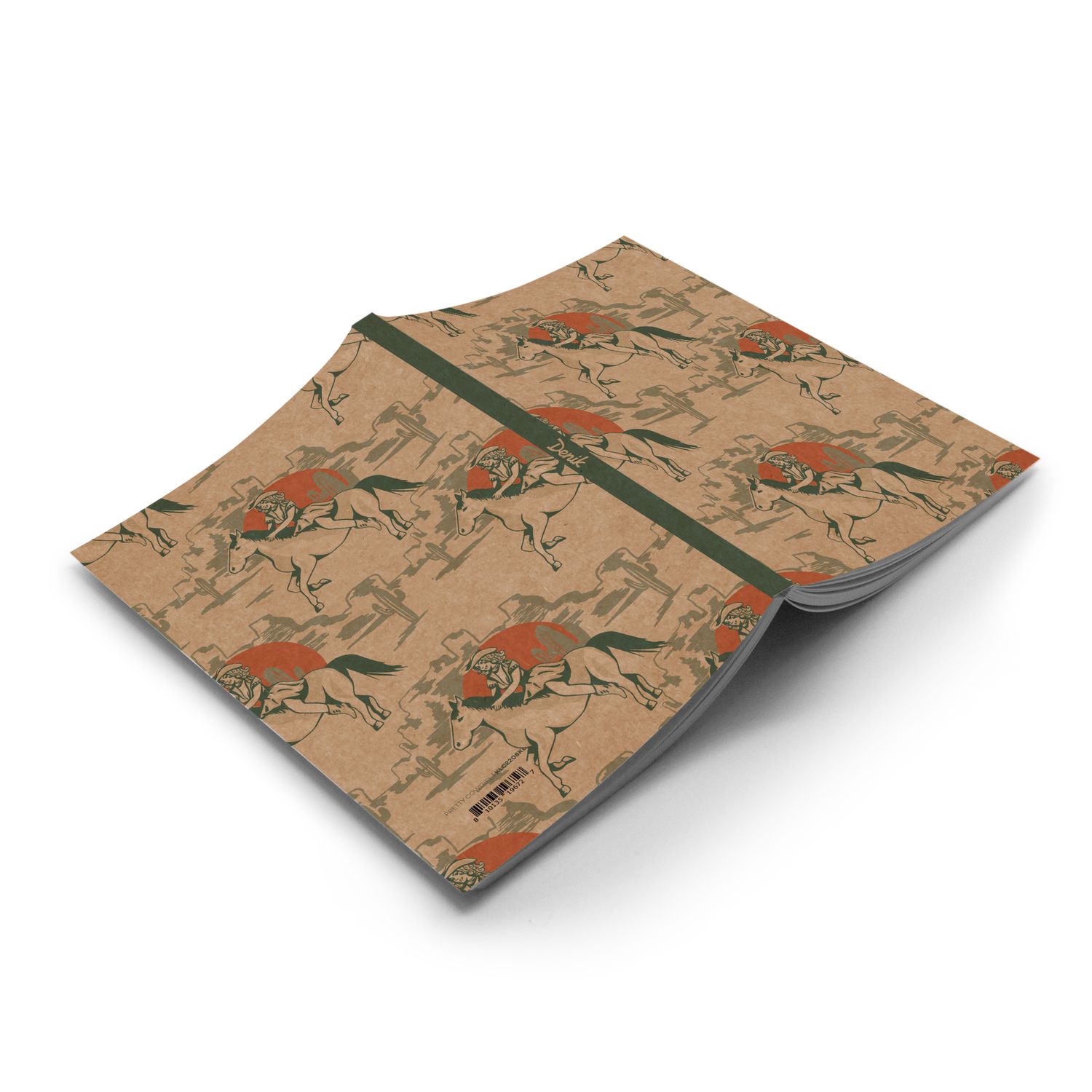 Pretty Cowgirl Kraft Classic Layflat Notebook KLC2208KL