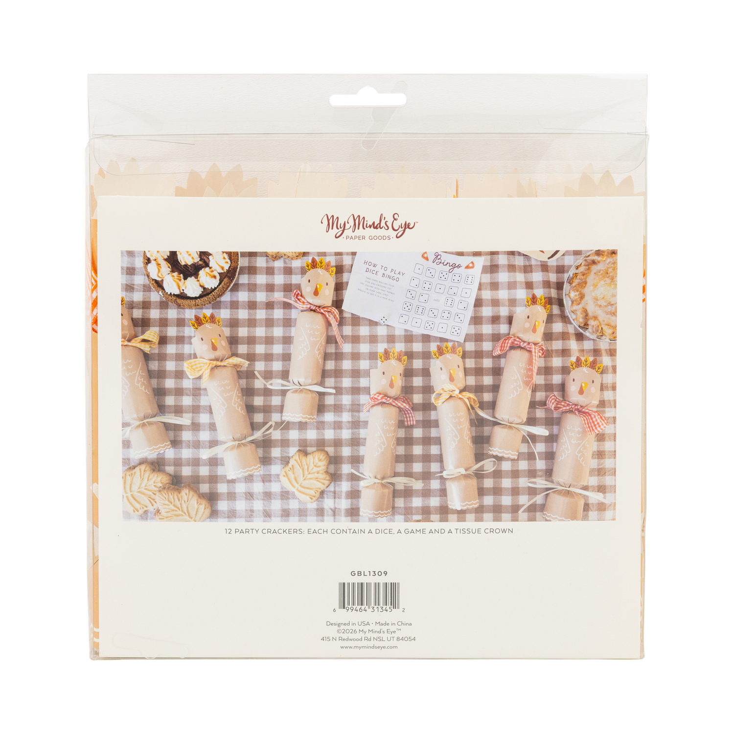 Turkey Party Crackers