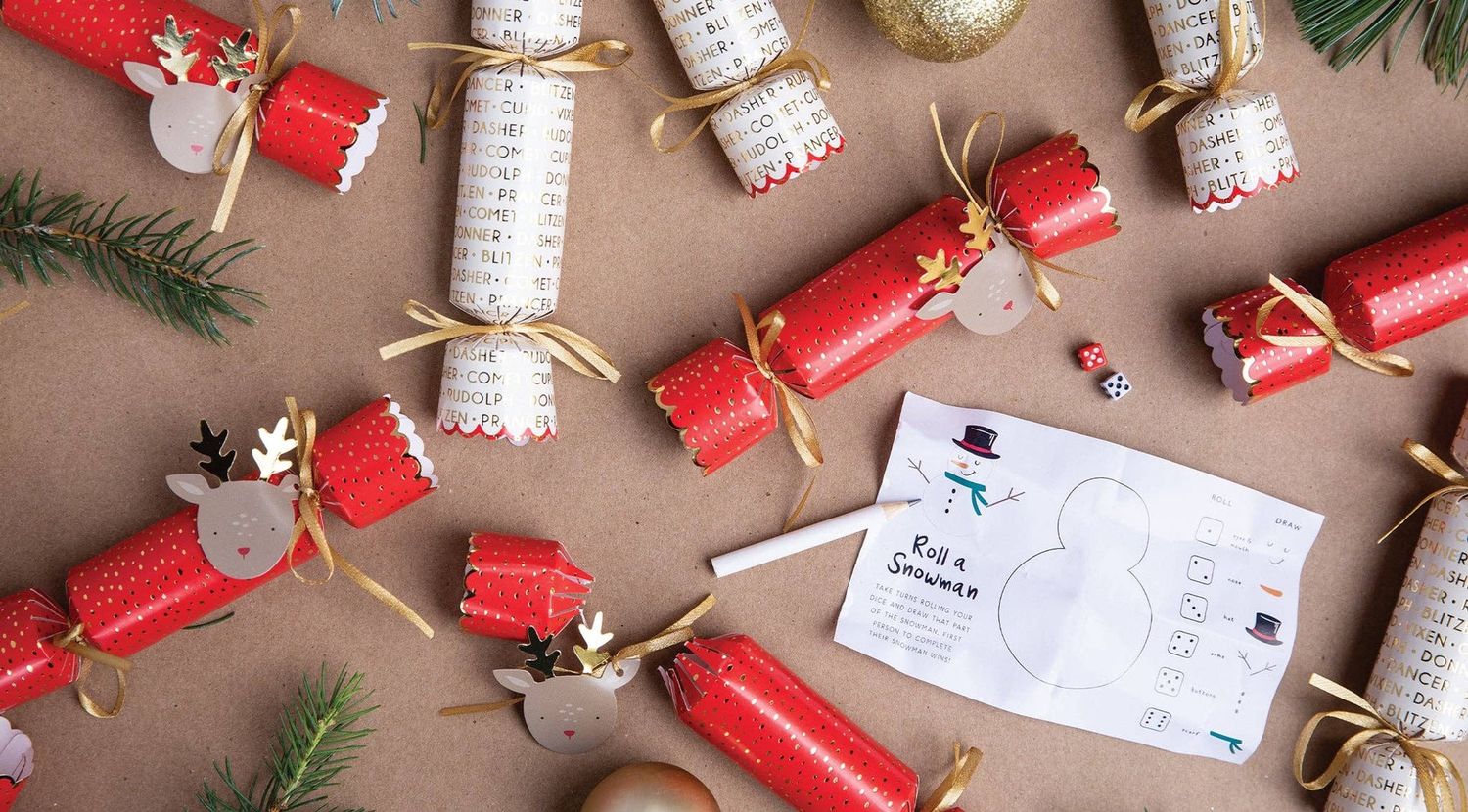 Reindeer Christmas Cracker Set