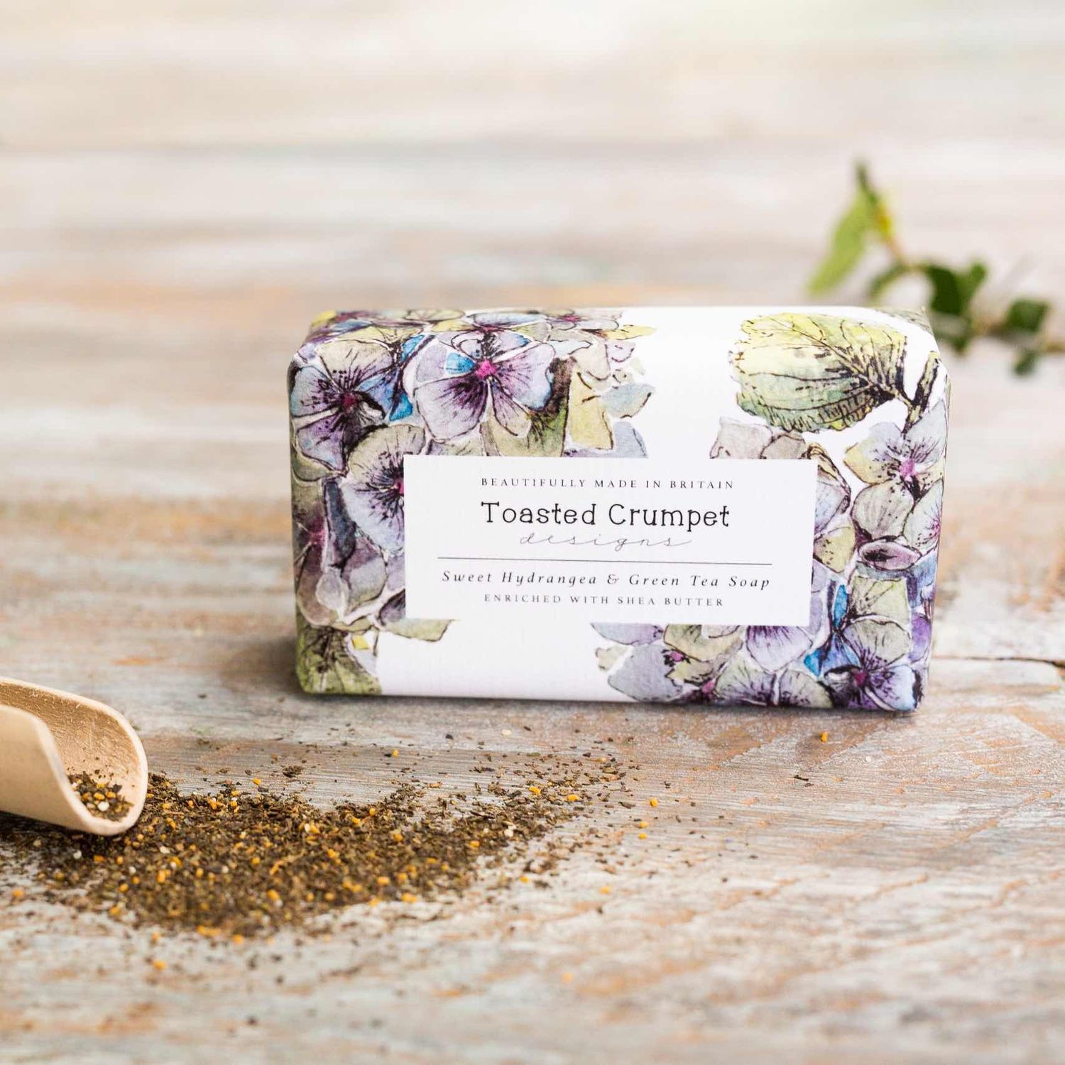 Sweet Hydrangea &amp; Green Tea Soap 190G Soap Bar