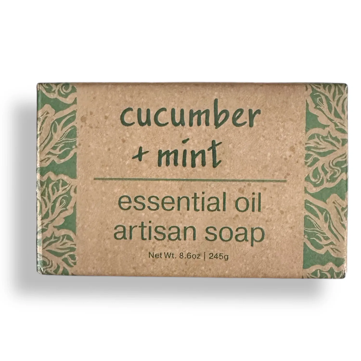 Essential Oil Artisan Soap Bars, Scents: Cucumber Mint, Size: 8.6 oz