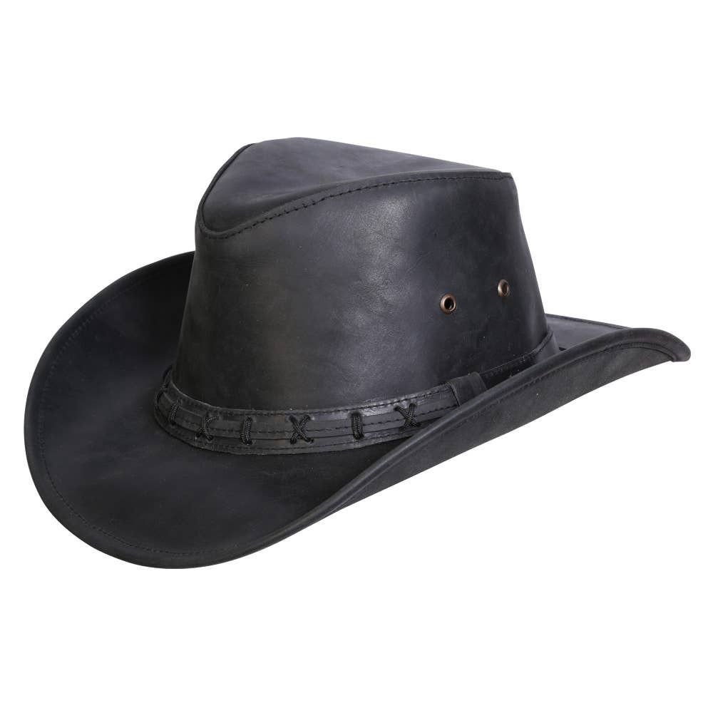 High Sierra Leather Cowboy Hat