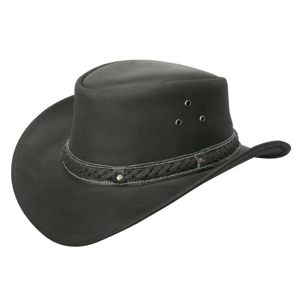 Down Under Leather Outback Hat