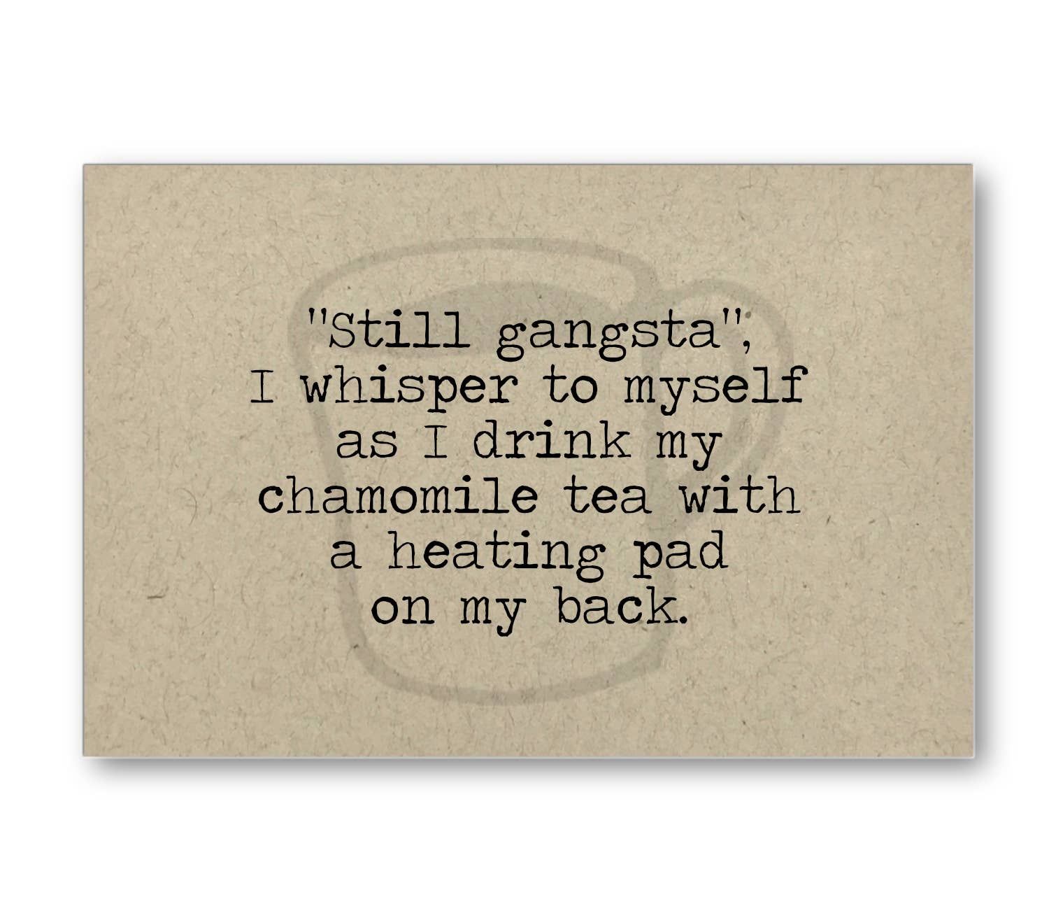 Chamomile Tea Funny Card